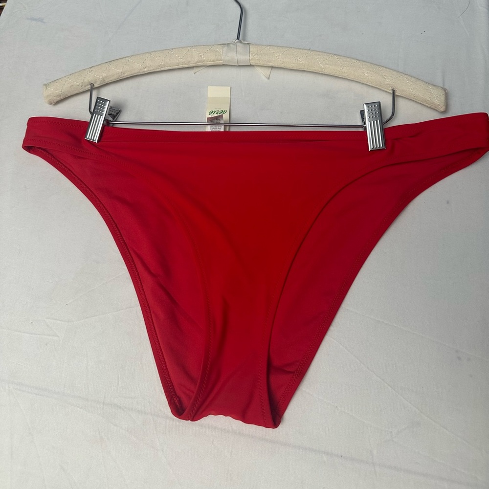 Aerie OG Cheeky Bikini Bottom Red Size XXL NWT - Picture 3 of 4